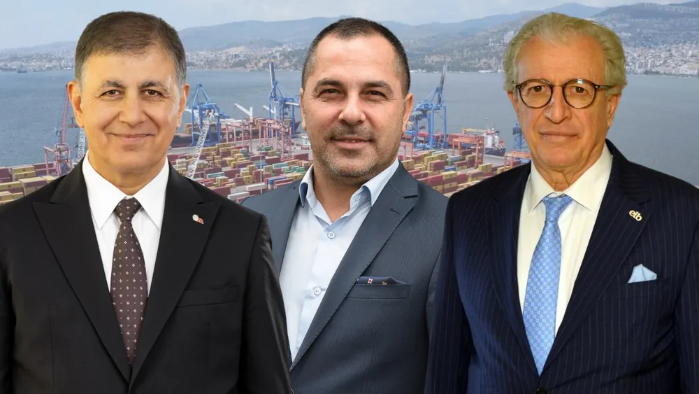 İBB Başkanı Cemil Tugay'ın liman önerisine EİB Koordinatör Başkanı Jak Eskinazi ve DTO İzmir Şube Başkanı Yusuf Öztürk karşı çıkmıştı