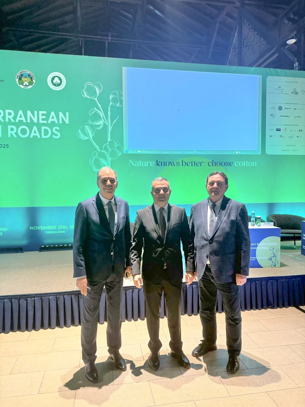 İTB Başkan Yardımcısı Bülent Uçak, T.C. Selanik Başkonsolosu Serkan Gedik ve İTB Yönetim Kurulu Üyesi Şeref İyiuyarlar