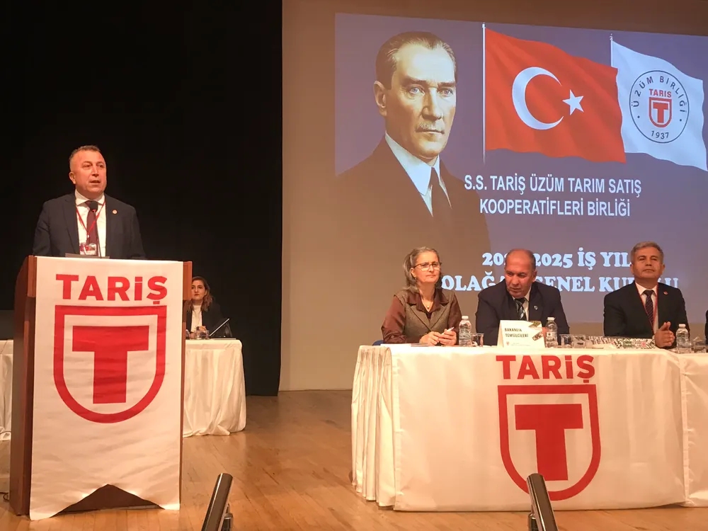 Tariş Üzüm Birliği Yönetim Kurulu Başkanı Ferhat Şen