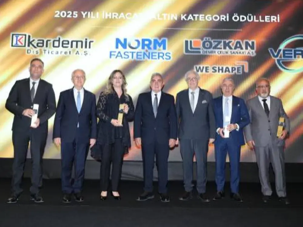 Demir ve demirdışı metallerin ihracat şampiyonları ödüllendirildi