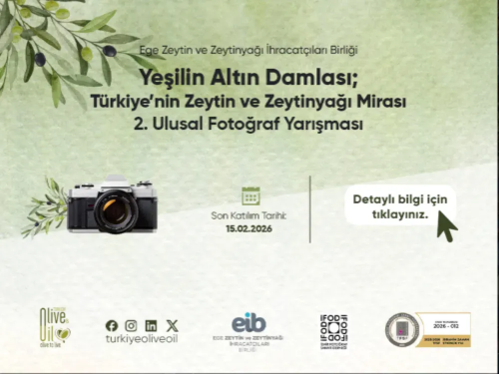 Zeytinyağı ihracatçılarından Yeşilin Altın Damlası fotoğraf yarışması 
