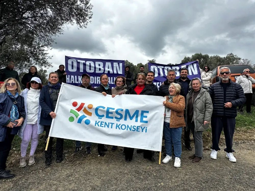 Çeşme'de özelleştirme isyanı... Otoyolu kapattılar 