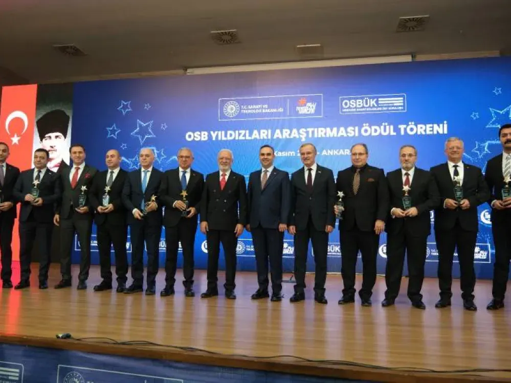 İAOSB, OSB Yıldızları Araştırması’nda Türkiye 4.'sü oldu