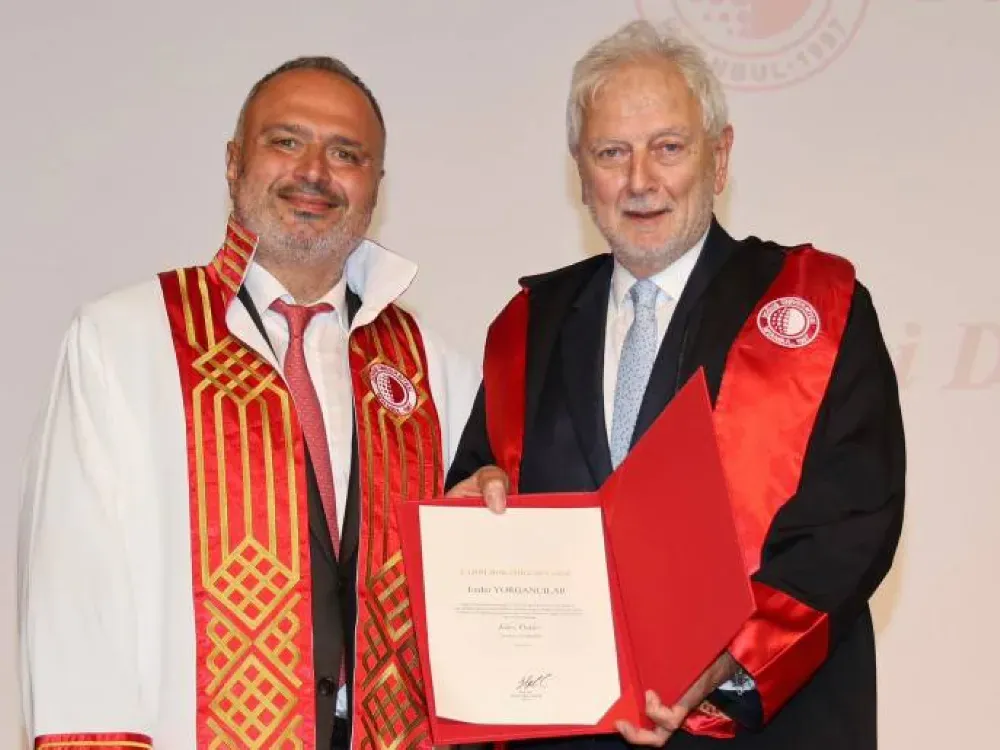 EBSO Başkanı Yorgancılar'a akademiden iki unvan birden