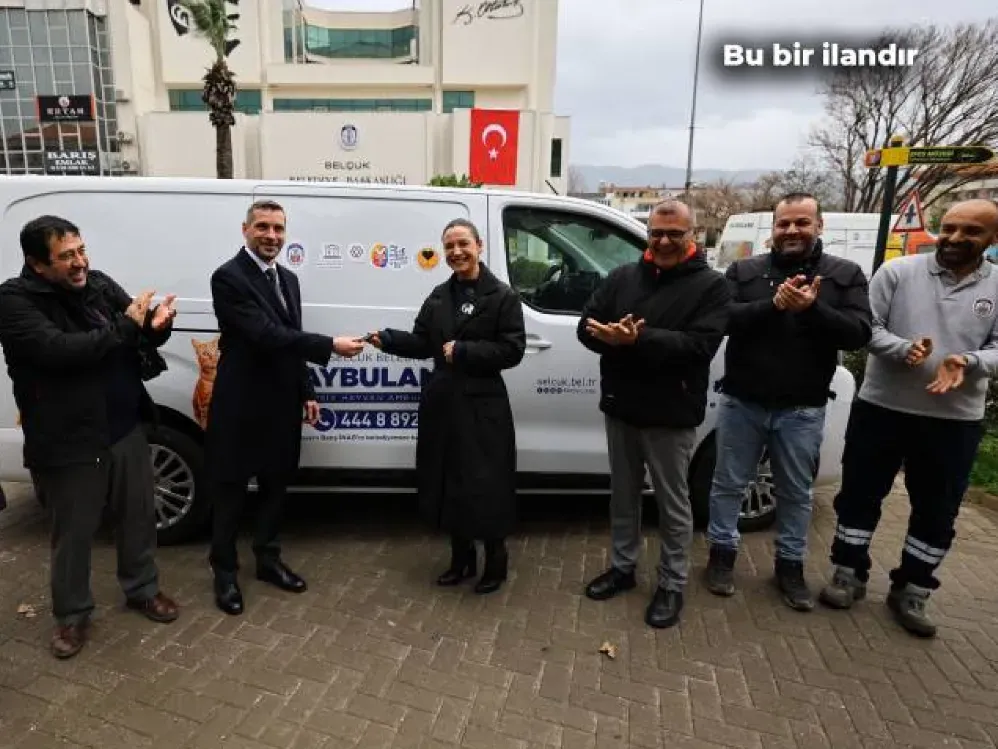 Efes Selçuk Belediyesi’ne hayvan ambulansı bağışı