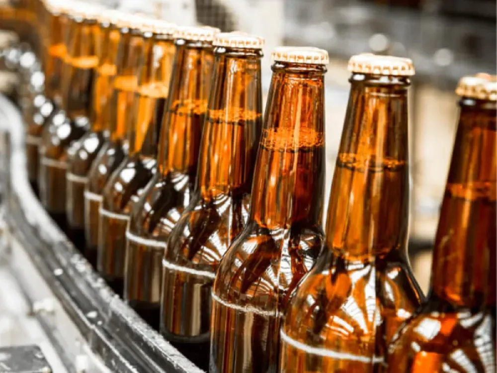 Bira fıçısından kar aktı