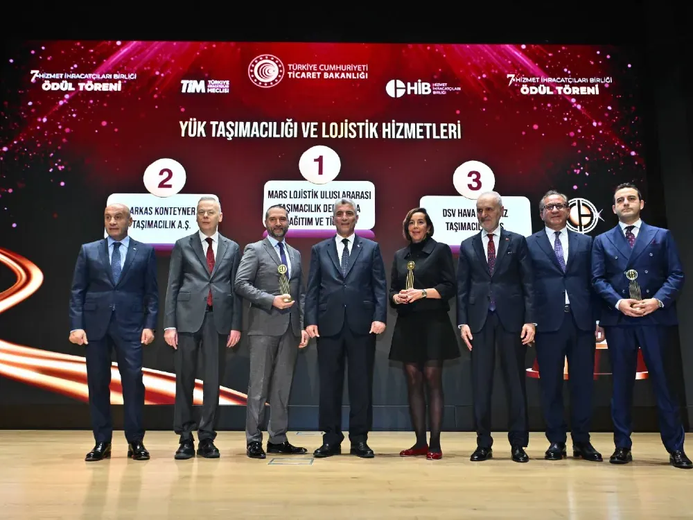 Arkas Line hizmet ihracatı şampiyonlarında ikinci oldu 
